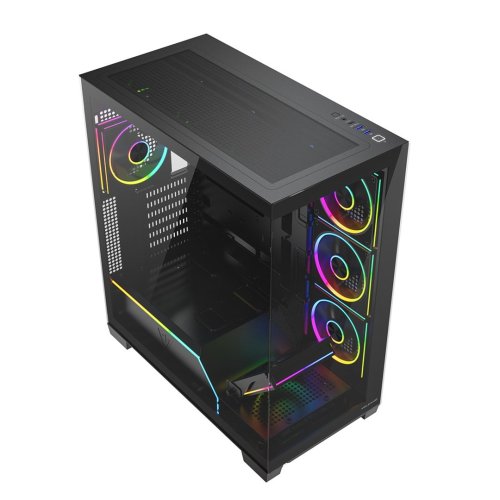 MODECOM OBUDOWA VOLCANO STELLAR PLUS ARGB MIDI 8F BLACK