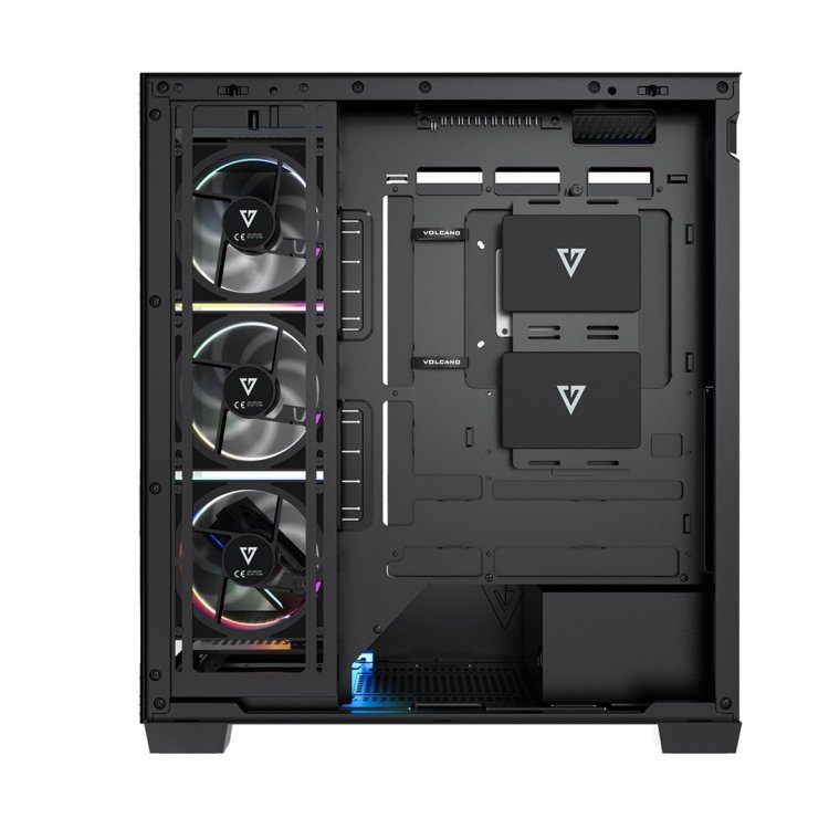 MODECOM OBUDOWA VOLCANO STELLAR PLUS ARGB MIDI 5F BLACK