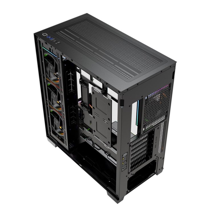 MODECOM OBUDOWA VOLCANO STELLAR PLUS ARGB MIDI 5F BLACK