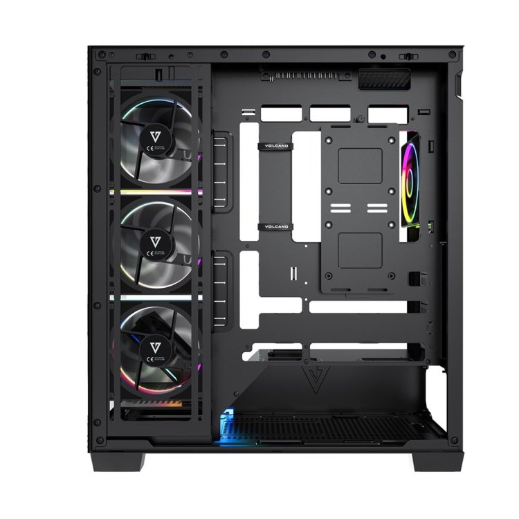 MODECOM OBUDOWA VOLCANO STELLAR PLUS ARGB MIDI 5F BLACK