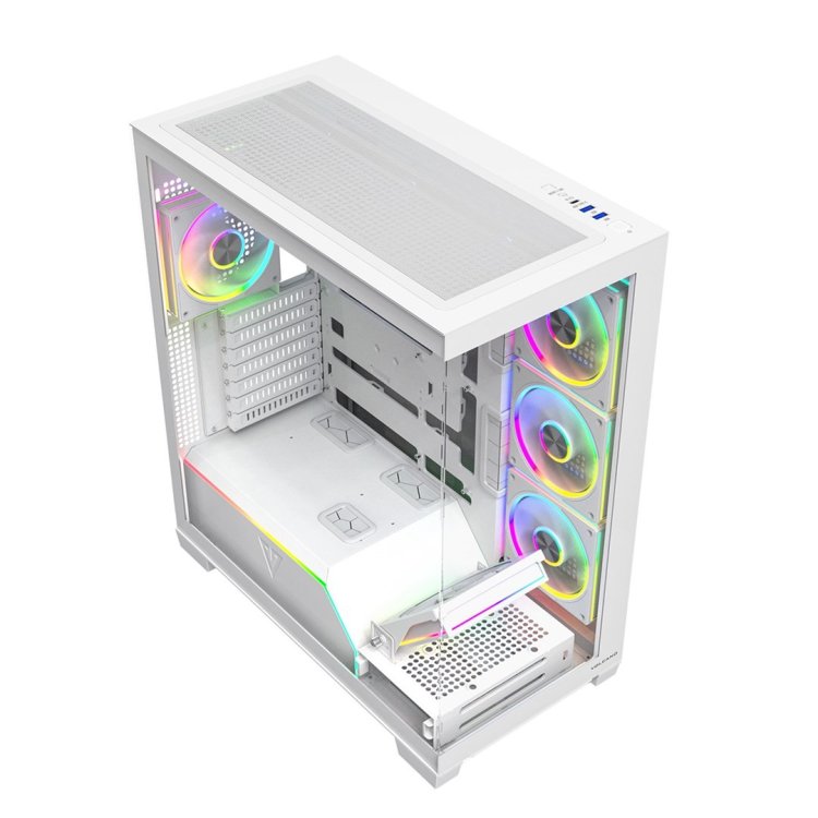 MODECOM OBUDOWA VOLCANO STELLAR PLUS ARGB MIDI 8F WHITE