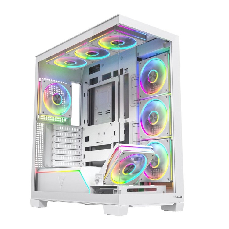 MODECOM OBUDOWA VOLCANO STELLAR PLUS ARGB MIDI 8F WHITE