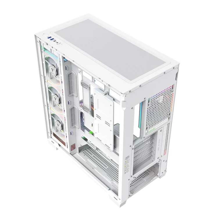 MODECOM OBUDOWA VOLCANO STELLAR PLUS ARGB MIDI 5F WHITE