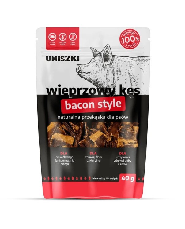 UNISZKI Wieprzowy kęs "Bacon Style" 40g