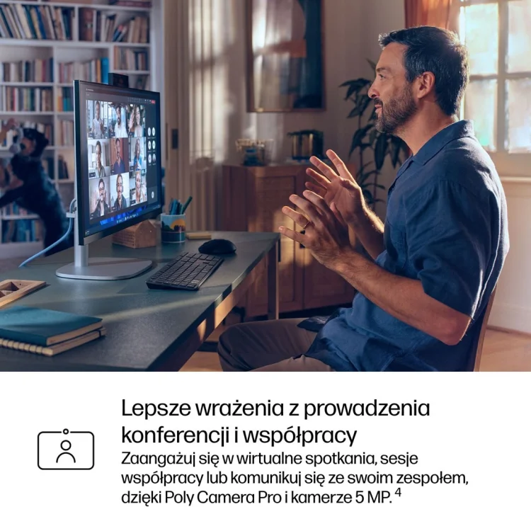 HP EliteStudio 8 AiO G1i Ultra 5 235 23.8"FHD Touch IPS 300nits LBL AG 16GB DDR5 5600 SSD512 Intel Graphics Cam 5MP W11Pro 3Y OnSite