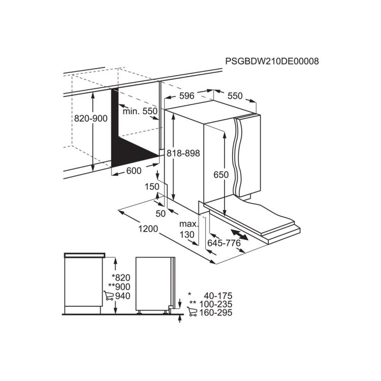 Zmywarka do zabudowy ELECTROLUX ESL5315LO