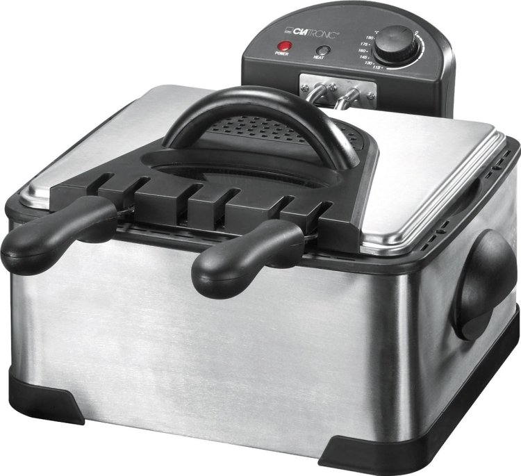 Frytownica Clatronic FR 3195 (4 l; 2000W; kolor inox) (WYPRZEDAŻ)