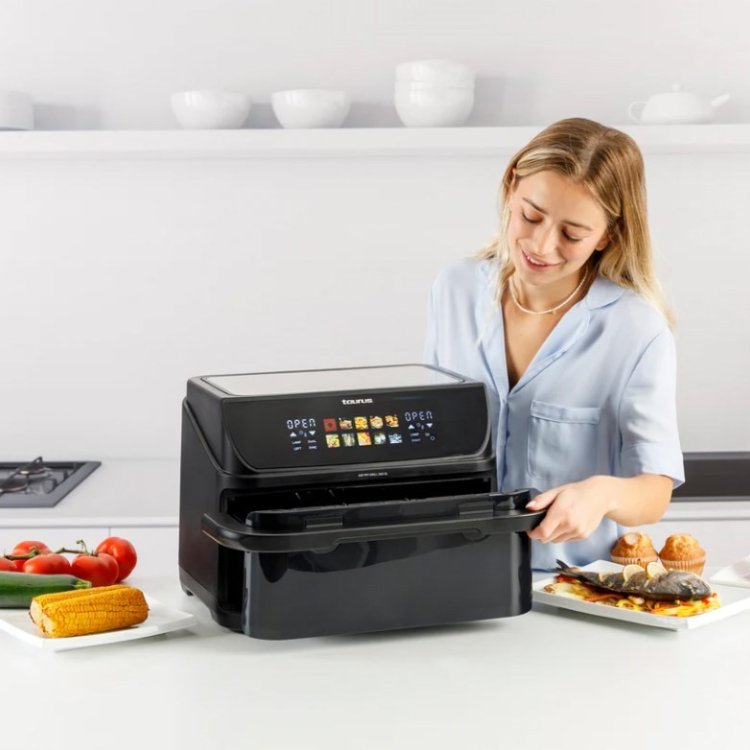 Frytownica beztłuszczowa z długim koszem i grillem Taurus 973004000