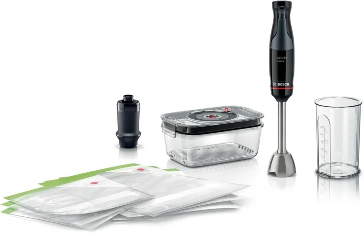 Blender ręczny Bosch MSM4B6V2 Serie 4 ErgoMaster (1000W; czarny)