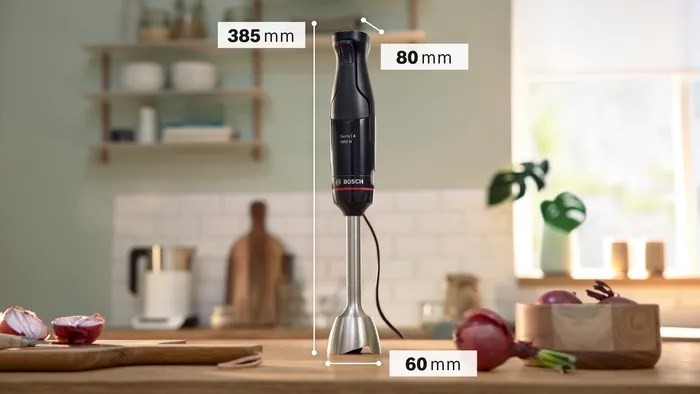 Blender ręczny Bosch MSM4B6V2 Serie 4 ErgoMaster (1000W; czarny)