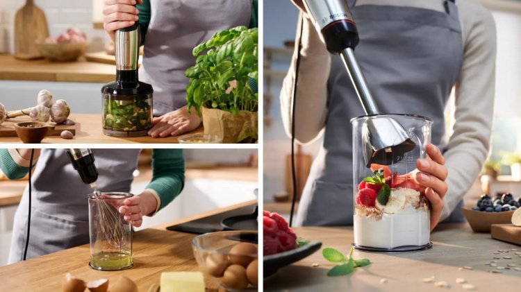 Blender ręczny Bosch MSM6M621 Serie 6 ErgoMaster (1000W; czarny)