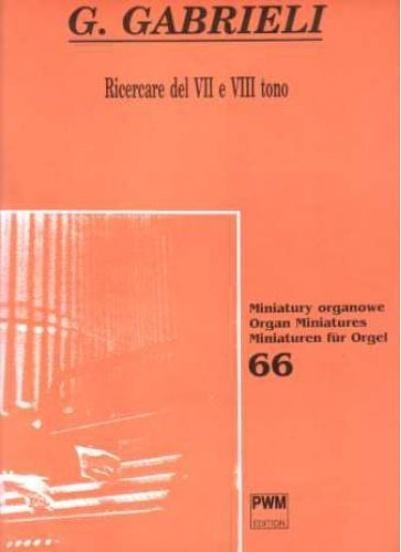 Ricercare del VII e VIII tono