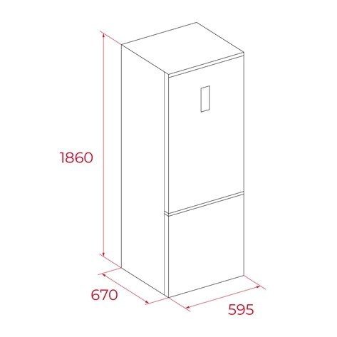 Chłodziarko-zamrażarka TEKA RBF 54650 SS XL
