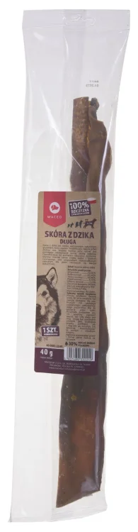 MACED SKÓRA DZIK 45 CM 1 SZTUKA