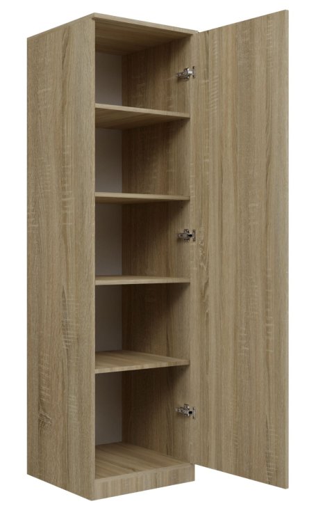SZAFA GARDEROBA DRZWI PÓŁKI SD-50 DĄB SONOMA