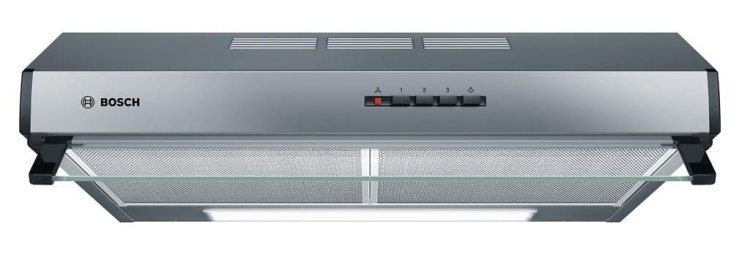 Okap BOSCH DUL63CC50 (350 m3/h; 600mm; kolor srebrny)