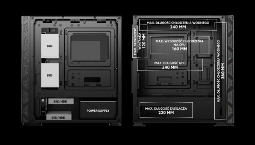 SAVIO OBUDOWA PC PRIME X1 ARGB GLASS SAVGC-PRIMEX1