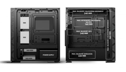 SAVIO OBUDOWA PC PRIME X1 ARGB GLASS SAVGC-PRIMEX1