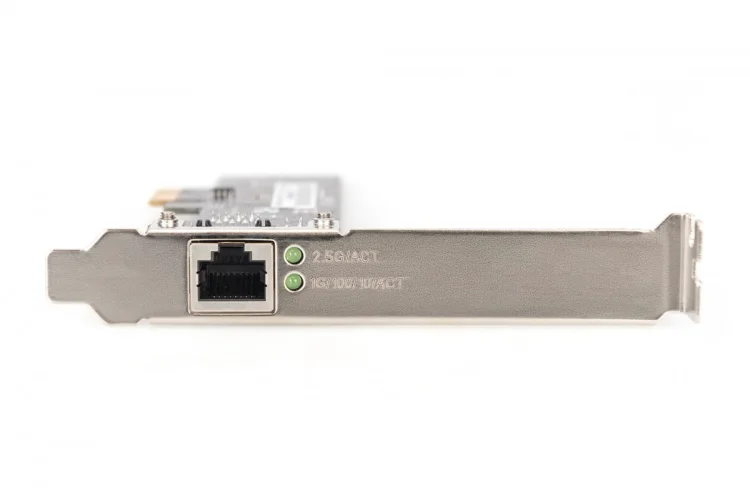 DIGITUS KARTA SIECIOWA PRZEWODOWA PCI EXPRESS 1X RJ45 2.5 GIGABIT ETHERNET 2500MBPS DN-10135
