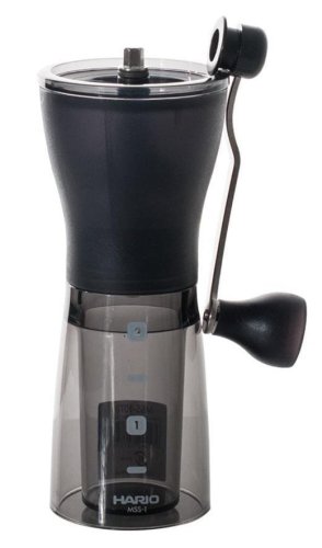Młynek Ręczne do kawy HARIO MSS-1DTB (żarnowy; kolor czarny)
