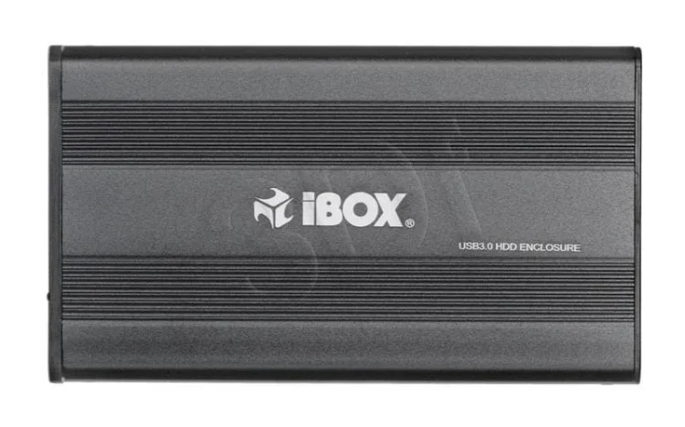Obudowa IBOX HD-02 ZEW. 2,5" USB 3.0 IEU3F02 (2.5"; USB 3.0; Aluminium; kolor czarny)