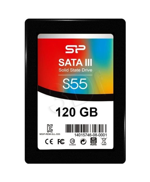 Dysk SSD Silicon Power S55 120GB 2,5" SATA III 550/420 MB/s (SP120GBSS3S55S25)