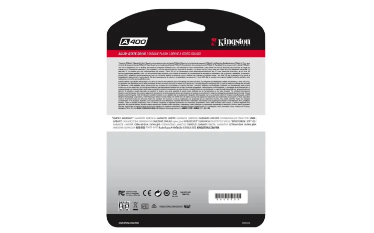 Dysk Kingston A400 SA400S37/240G (240 GB ; 2.5"; SATA III)
