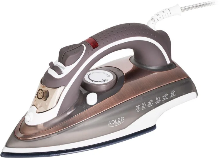 Żelazko parowe Adler AD 5030 (3000W; kolor szary)