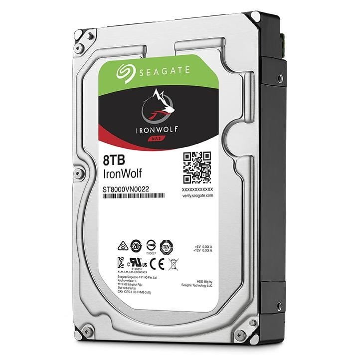 Dysk HDD Seagate IronWolf ST8000VN004 (8 TB ; 3.5"; 256 MB; 7200 obr/min)