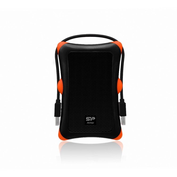 Dysk zewnętrzny Silicon Power Armor A30 2TB 2.5" USB 3.2 5400 obr/min Orange-Black (SP020TBPHDA30S3K)