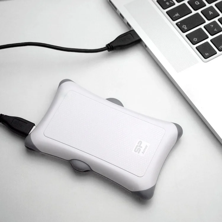 Dysk zewnętrzny Silicon Power Armor A30 1TB 2.5" USB 3.2 5400 obr/min White