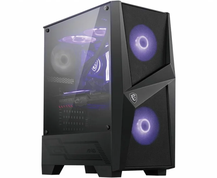 Obudowa MSI MAG FORGE 100R (ATX, Mini ATX, Mini ITX; kolor czarny)