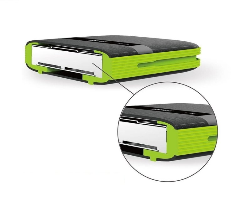 Dysk zewnętrzny Silicon Power Armor A60 5TB 2.5" USB 3.2  5400 obr/min Green-Black