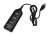 Hub Esperanza EA116 (4x USB 2.0; kolor czarny)