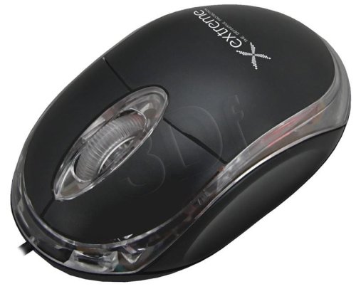 Mysz EXTREME XM102K (optyczna; 1000 DPI; kolor czarny)