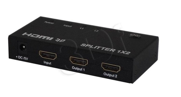 Splitter SAVIO cl-42 (HDMI; 2x HDMI)