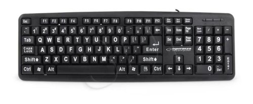 Klawiatura Esperanza Florida EK129 (USB 2.0; (US); kolor czarny)