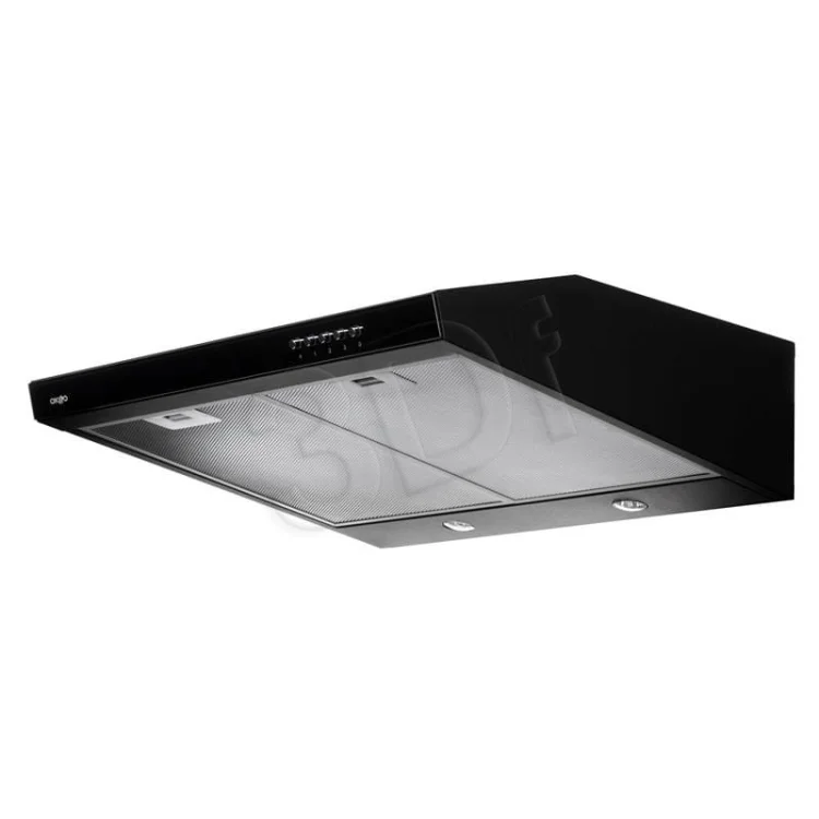 Okap podszafkowy AKPO WK-7 K GLASS 60 CZARNY/CZARNE SZKŁO (166 m3/h; 600mm; kolor czarny)