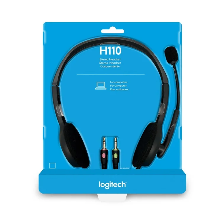 Słuchawki Logitech H110 981-000271 (kolor szary)