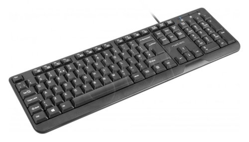 Klawiatura membranowa NATEC Trout US NKL-0967 (USB 2.0; (EN); kolor czarny)
