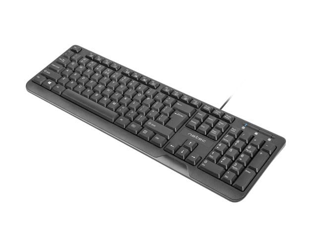Klawiatura membranowa NATEC Trout US NKL-0967 (USB 2.0; (EN); kolor czarny)