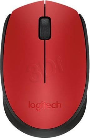 Mysz Logitech M171 910-004641 (optyczna; 1000 DPI; kolor czerwony)