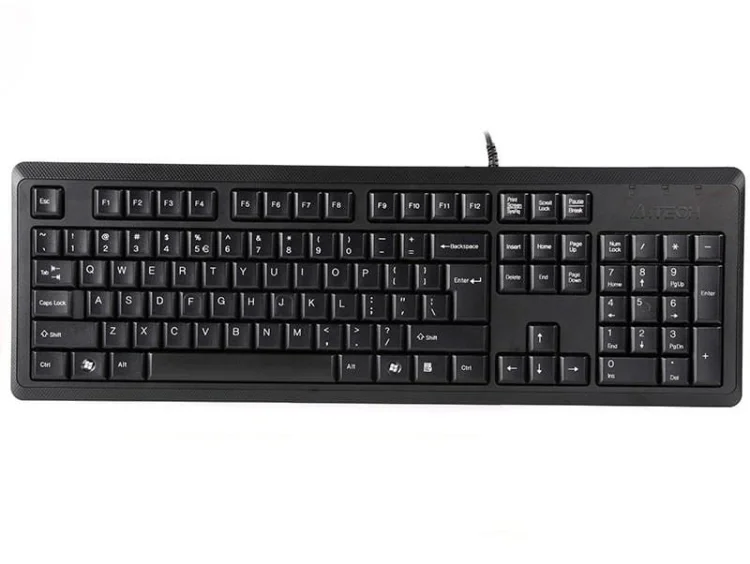 Klawiatura membranowa A4 TECH KR-92 A4TKLA46007 (USB 2.0; (US); kolor czarny)