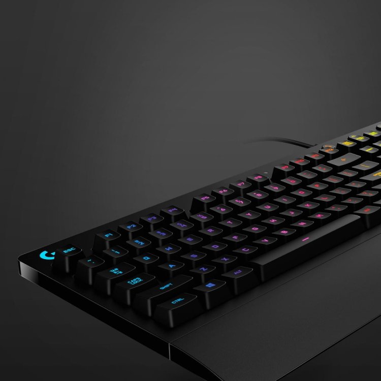 Klawiatura Logitech  920-008093 (mechaniczna; USB 2.0; (US); kolor czarny)