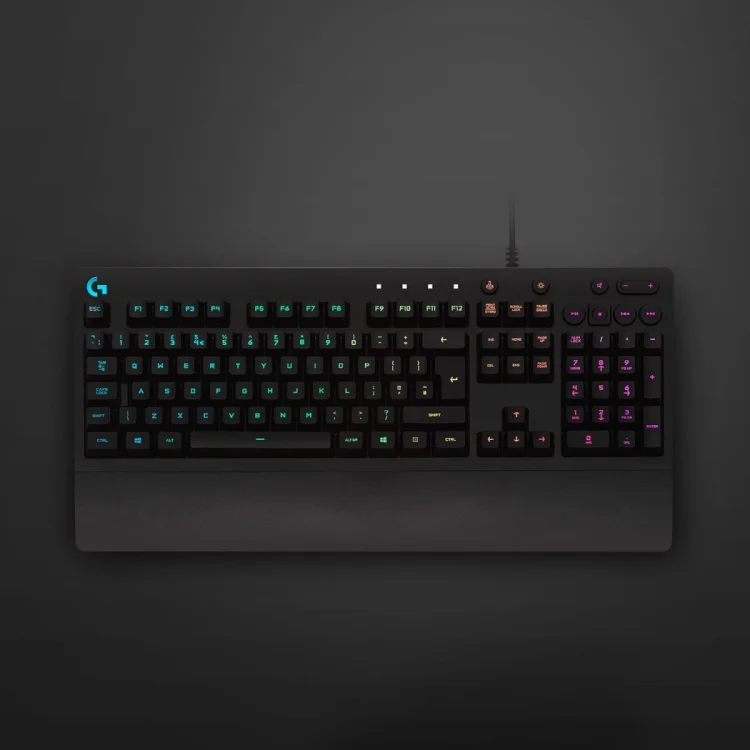 Klawiatura Logitech  920-008093 (mechaniczna; USB 2.0; (US); kolor czarny)