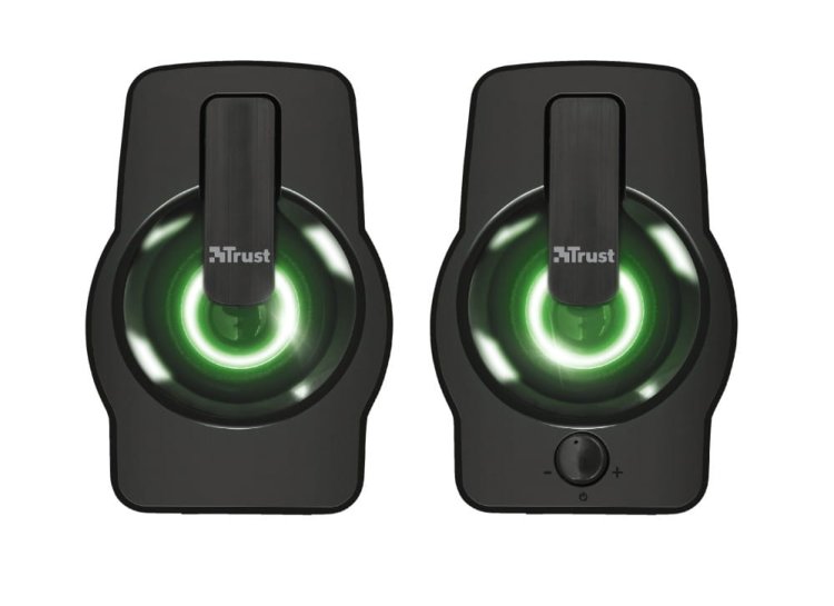 Zestaw głośników komputerowe Trust Gemi RGB 22948 (2.0; kolor czarny)