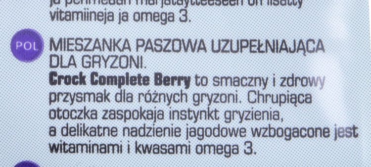 VERSELE LAGA Crock Complete Berry  50g