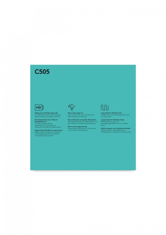 KAMERA LOGITECH C505 HD