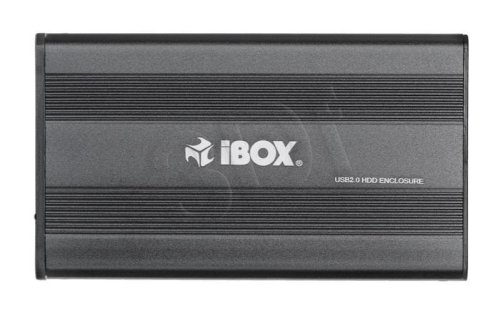 Obudowa IBOX HD-01 ZEW. 2,5" USB 2.0 IEU2F01 (2.5"; USB 2.0; Aluminium; kolor czarny)