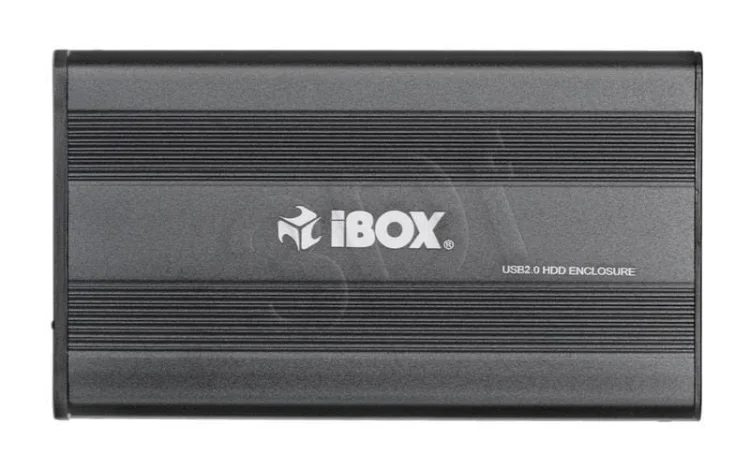 Obudowa IBOX HD-01 ZEW. 2,5" USB 2.0 IEU2F01 (2.5"; USB 2.0; Aluminium; kolor czarny)